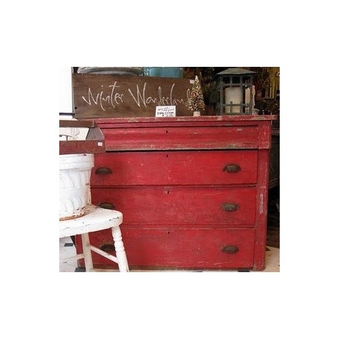 Pintura Decoración, tienda, muebles Técnica Rojo Tosana Mary Paint chalk paint 250ml