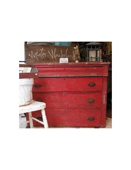 Pintura Decoración, tienda, muebles Técnica Rojo Tosana Mary Paint chalk paint 250ml