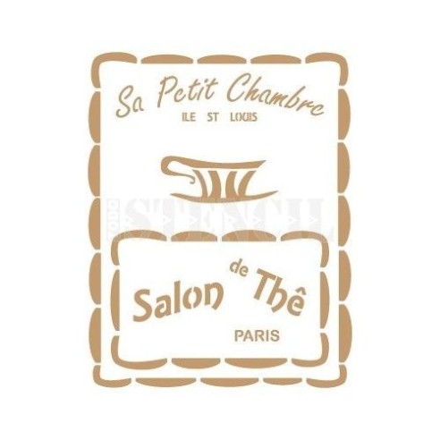 Stencil Deco Sa Petit Cha 066