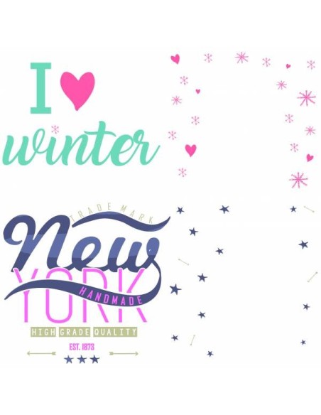 Papel de sublimación coleccion 4 hojas 30 x 30 kitty girls