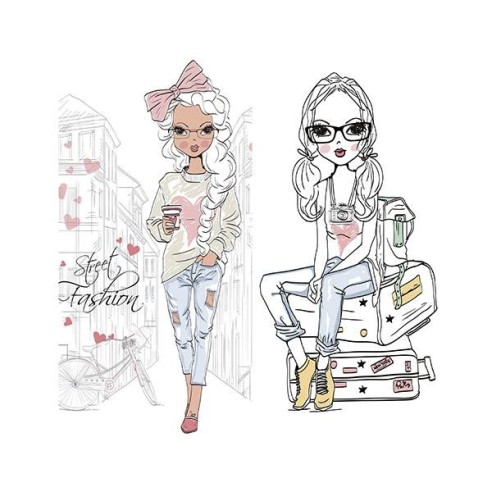 Papel de sublimación 30 x 30 fashion Street