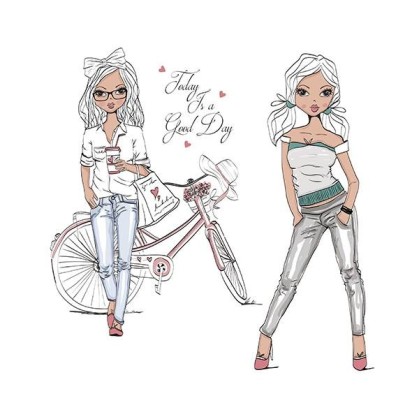 Papel de sublimación 30 x 30 it girl