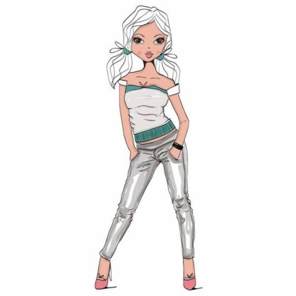 Papel de sublimación 6 x 27 chic girls mini 2