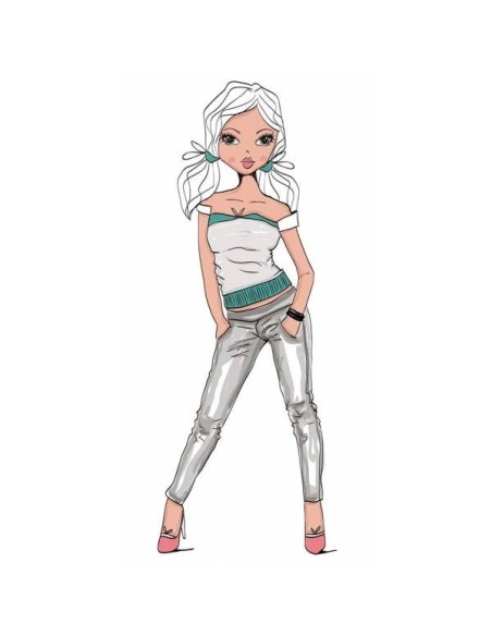 Papel de sublimación 6 x 27 chic girls mini