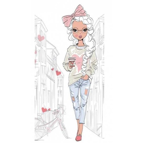 Papel de sublimación 6 x 27 chic girls mini