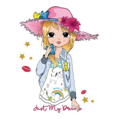 Papel de sublimación 6 x 57 cute girl mini 2