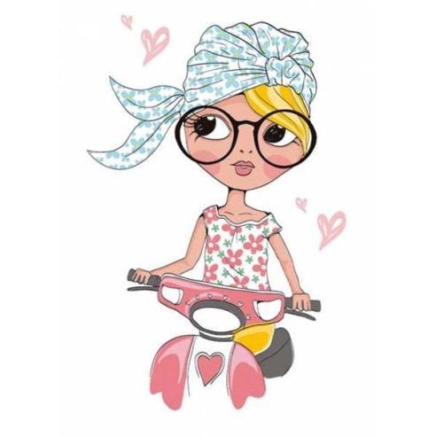 Papel de sublimación 6 x 57 cute girl mini