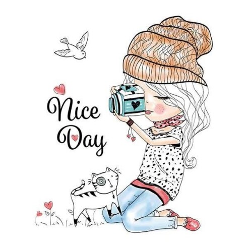 Papel de sublimación 6 x 57 cute girl mini