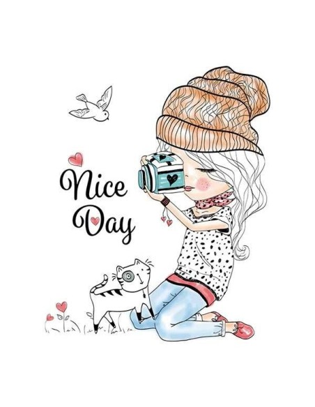 Papel de sublimación 6 x 57 cute girl mini