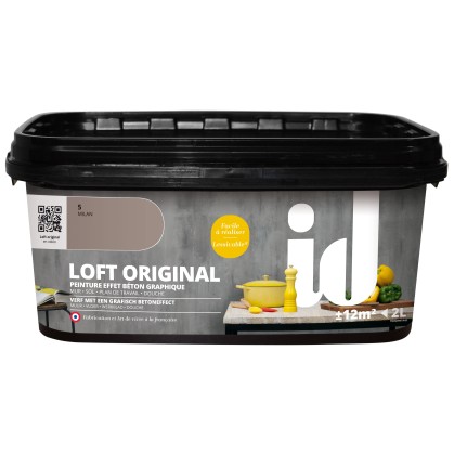 Pintura Efecto Cemento pulido Milan 2L