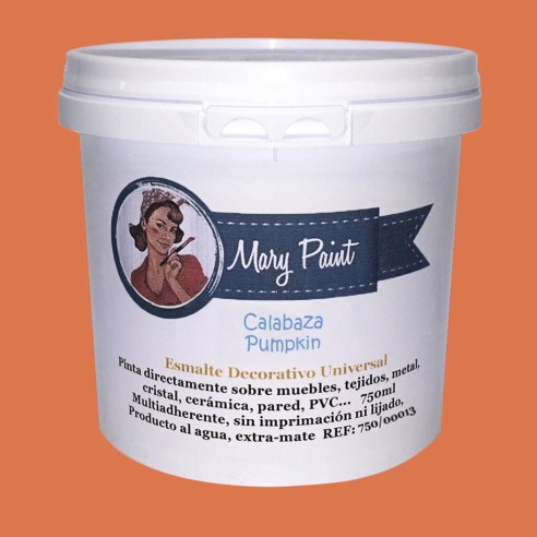 Pintura Decoración, tienda, muebles Técnica Calabaza Mary Paint chalk paint 250ml
