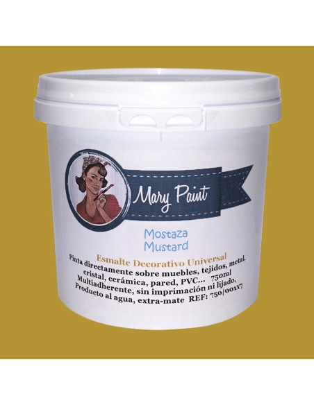 Pintura Decoración, tienda, muebles Técnica Mostaza Mary Paint chalk paint 250ml