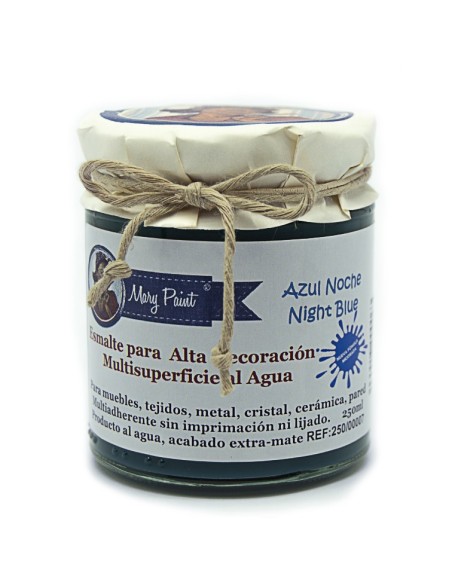 Pintura Decoración, tienda, muebles Técnica Azul Noche Mary Paint chalk paint 250ml