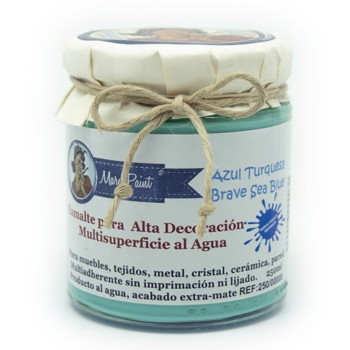 Pintura Decoración, tienda, muebles Técnica Azul Turquesa Mary Paint chalk paint 250ml