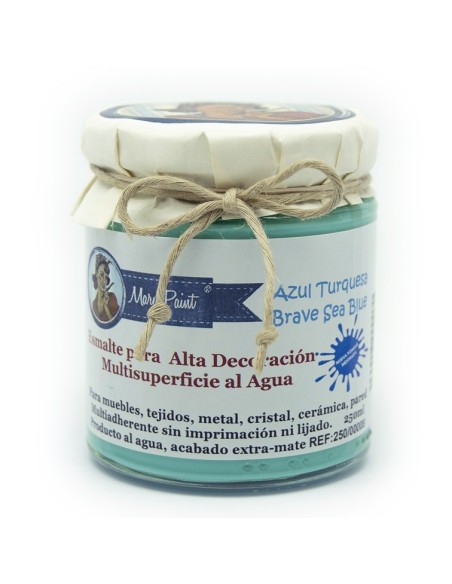 Pintura Decoración, tienda, muebles Técnica Azul Turquesa Mary Paint chalk paint 250ml