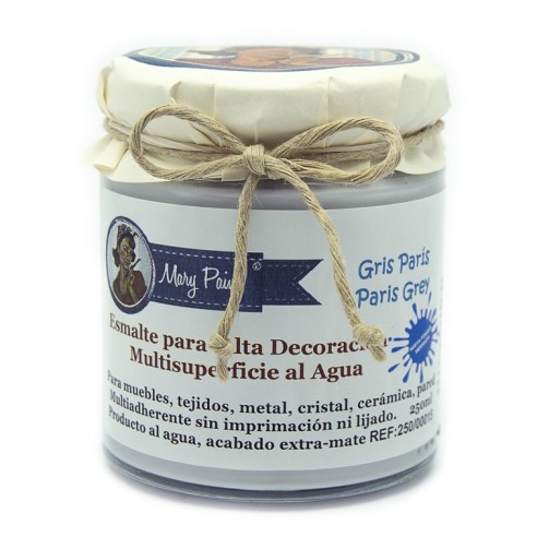 Pintura Decoración, tienda, muebles Técnica Gris París Mary Paint chalk paint 250ml