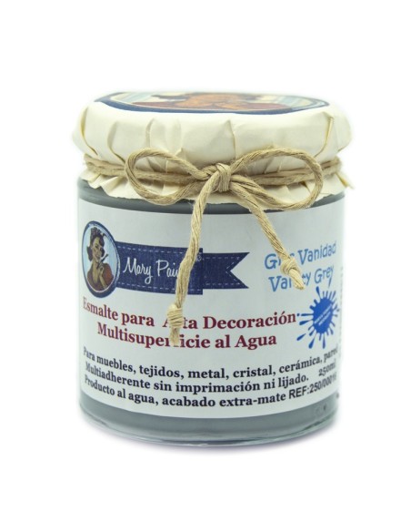 Pintura Decoración, tienda, muebles Técnica Gris Vanidad Mary Paint chalk paint 250ml