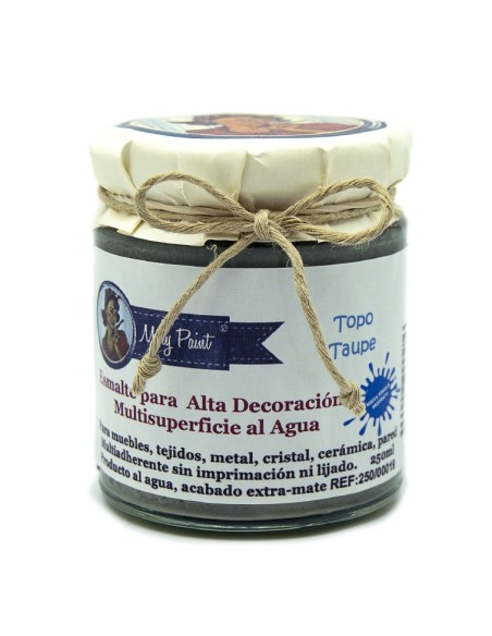 Pintura Decoración, tienda, muebles Técnica Gris Topo Mary Paint chalk paint 250ml