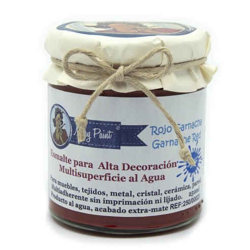 Pintura Decoración, tienda, muebles Técnica Rojo Garnacha Mary Paint chalk paint 250ml