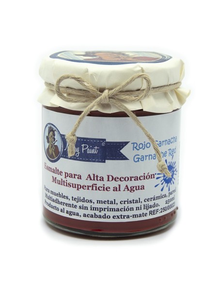Pintura Decoración, tienda, muebles Técnica Rojo Garnacha Mary Paint chalk paint 250ml