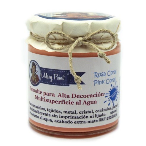 Pintura Decoración, tienda, muebles Técnica Coral Mary Paint chalk paint 250ml