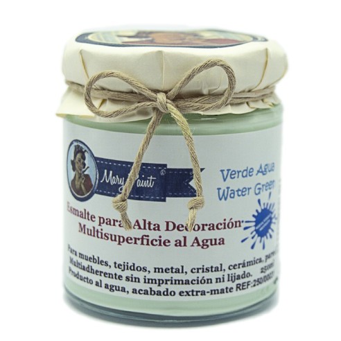 Pintura Decoración, tienda, muebles Técnica Verde Agua Mary Paint chalk paint 250ml