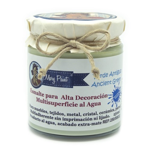 Pintura Decoración, tienda, muebles Técnica Verde Antiguo Mary Paint chalk paint 250ml