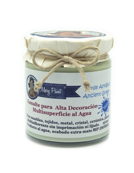 Pintura Decoración, tienda, muebles Técnica Verde Antiguo Mary Paint chalk paint 250ml