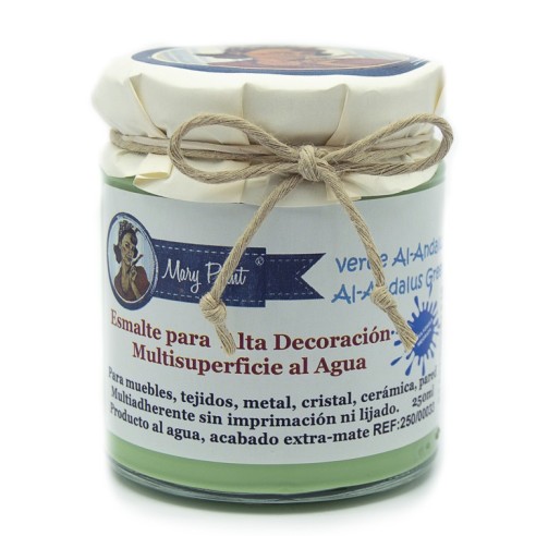 Pintura Decoración, tienda, muebles Técnica Verde Al-andalus Mary Paint chalk paint 250ml