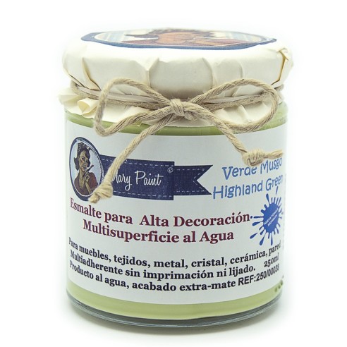 Pintura Decoración, tienda, muebles Técnica Verde Musgo Mary Paint chalk paint 250ml