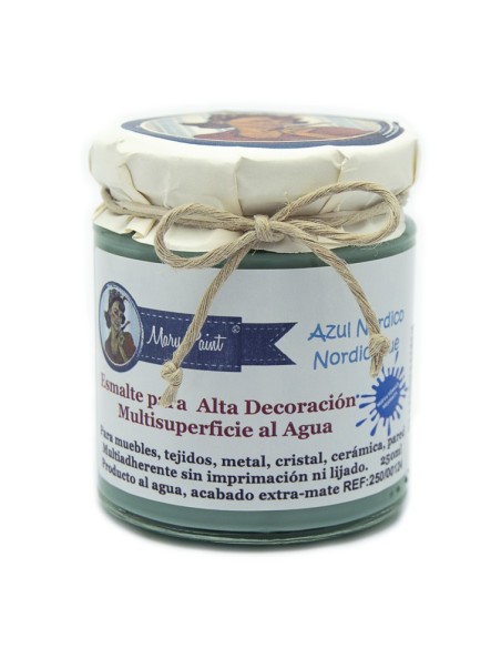 Pintura Decoración, tienda, muebles Técnica Azul Nórdico Mary Paint chalk paint 250ml