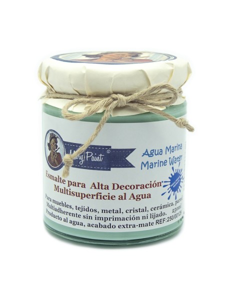 Pintura Decoración, tienda, muebles Técnica Verde Agua Marina Mary Paint chalk paint 250ml