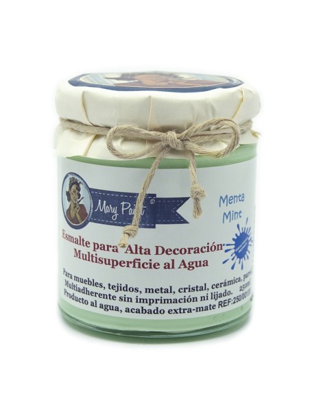 Pintura Decoración, tienda, muebles Técnica Verde Mint Mary Paint chalk paint 250ml