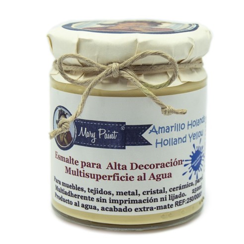 Pintura Decoración, tienda, muebles Técnica Amarillo Holanda Mary Paint chalk paint 250ml