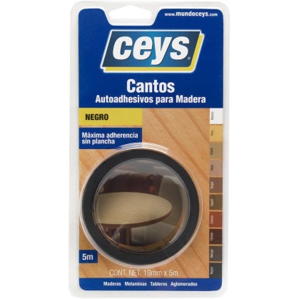 Canto para madera negro...