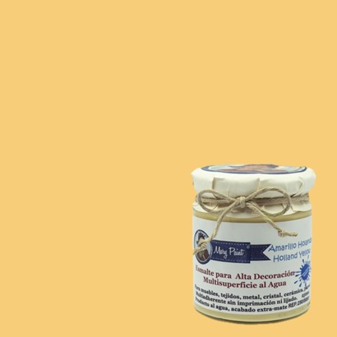 Pintura Decoración, tienda, muebles Técnica Amarillo Holanda Mary Paint chalk paint 250ml