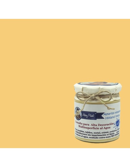 Pintura Decoración, tienda, muebles Técnica Amarillo Holanda Mary Paint chalk paint 250ml