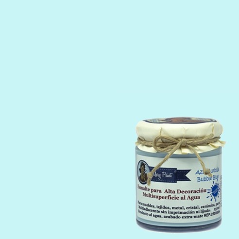 Pintura Decoración, tienda, muebles Tecnica Azul Burbuja Mary Paint chalk paint 250ml