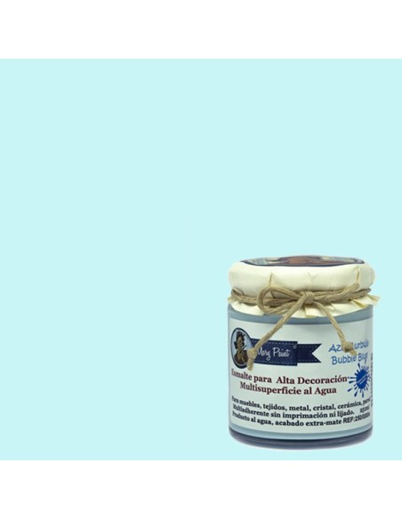 Pintura Decoración, tienda, muebles Tecnica Azul Burbuja Mary Paint chalk paint 250ml