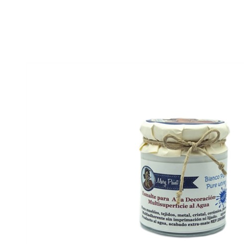 Pintura Decoración, tienda, muebles Técnica Blanco Puro Mary Paint chalk paint 250ml