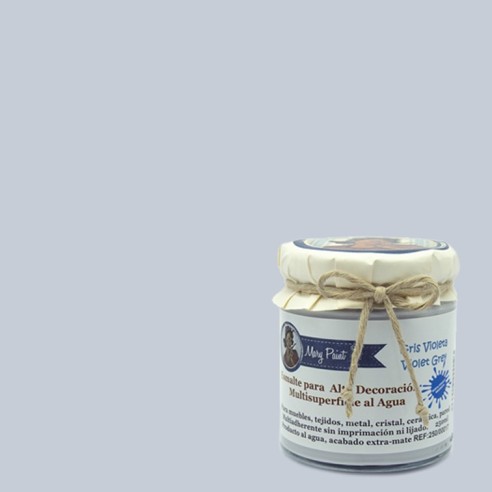 Pintura Decoración, tienda, muebles Técnica Gris Violeta Mary Paint chalk paint 250ml