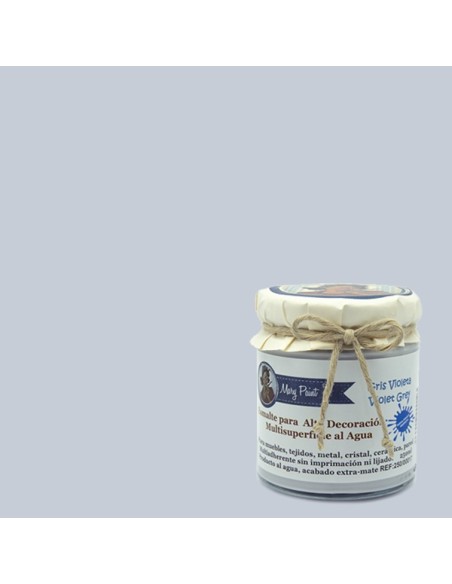 Pintura Decoración, tienda, muebles Técnica Gris Violeta Mary Paint chalk paint 250ml