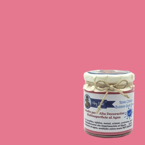 Pintura Decoración, tienda, muebles Técnica Rosa Chicle Mary Paint chalk paint 250ml
