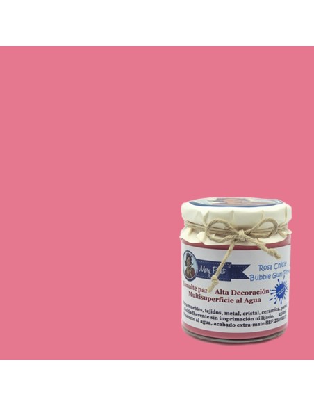 Pintura Decoración, tienda, muebles Técnica Rosa Chicle Mary Paint chalk paint 250ml