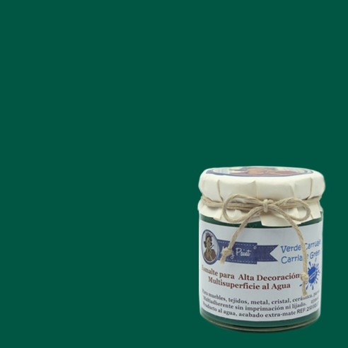 Pintura Decoración, tienda, muebles Técnica Verde Carruaje Mary Paint chalk paint 250ml