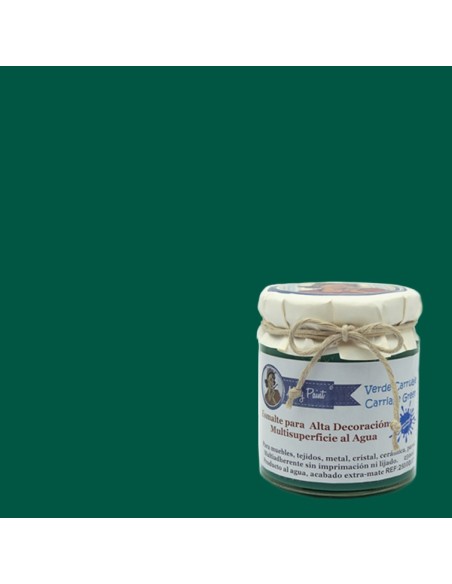 Pintura Decoración, tienda, muebles Técnica Verde Carruaje Mary Paint chalk paint 250ml