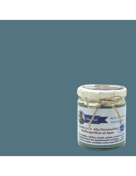 Pintura Decoración, tienda, muebles Técnica Azul Nórdico Mary Paint chalk paint 250ml