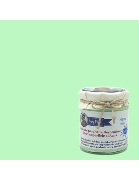 Pintura Decoración, tienda, muebles Técnica Verde Mint Mary Paint chalk paint 250ml