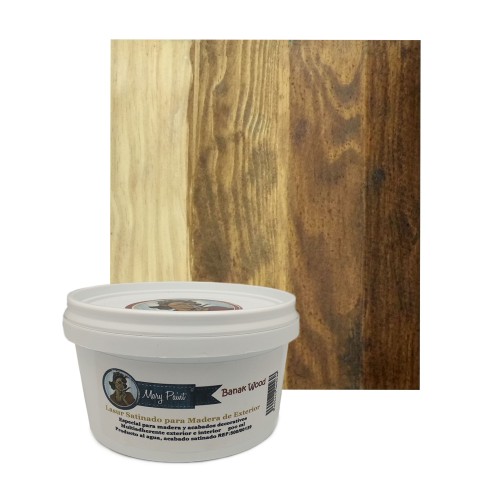 Lasur Satinado para Madera de exterior Banak Wood