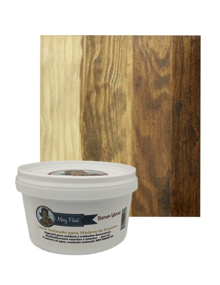 Lasur Satinado para Madera de exterior Banak Wood
